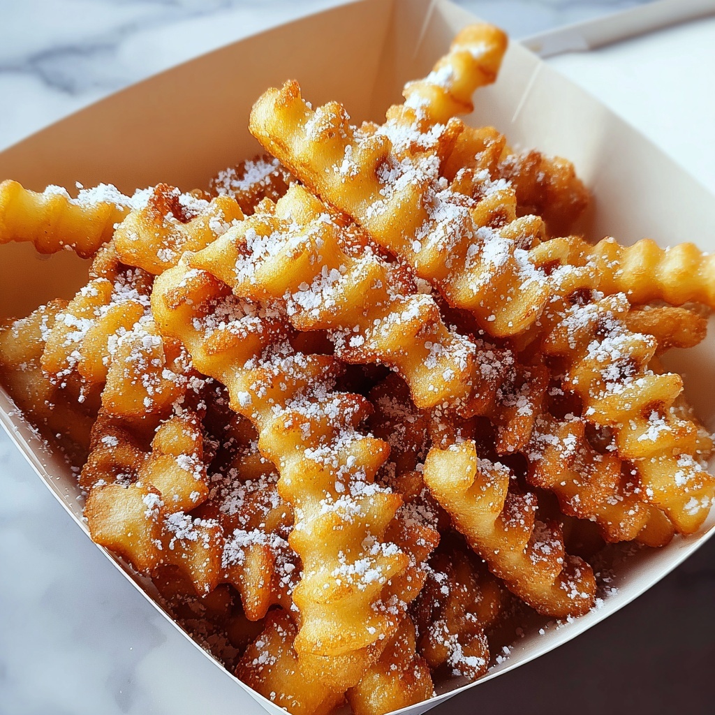 Funnel Cake Fries Recipe - Recipe Image