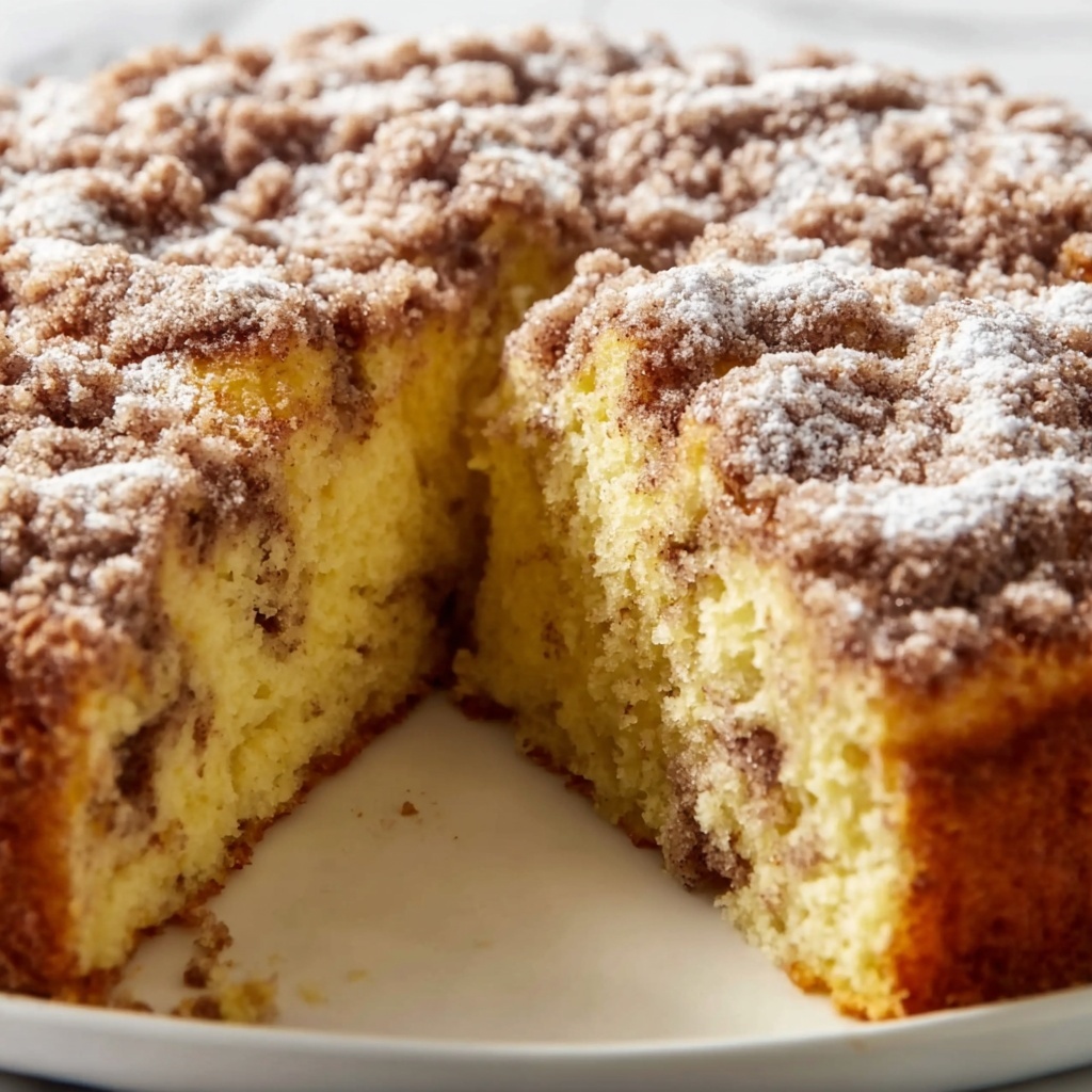 Cake Mix Coffee Cake with Cinnamon Streusel Recipe - Recipe Image