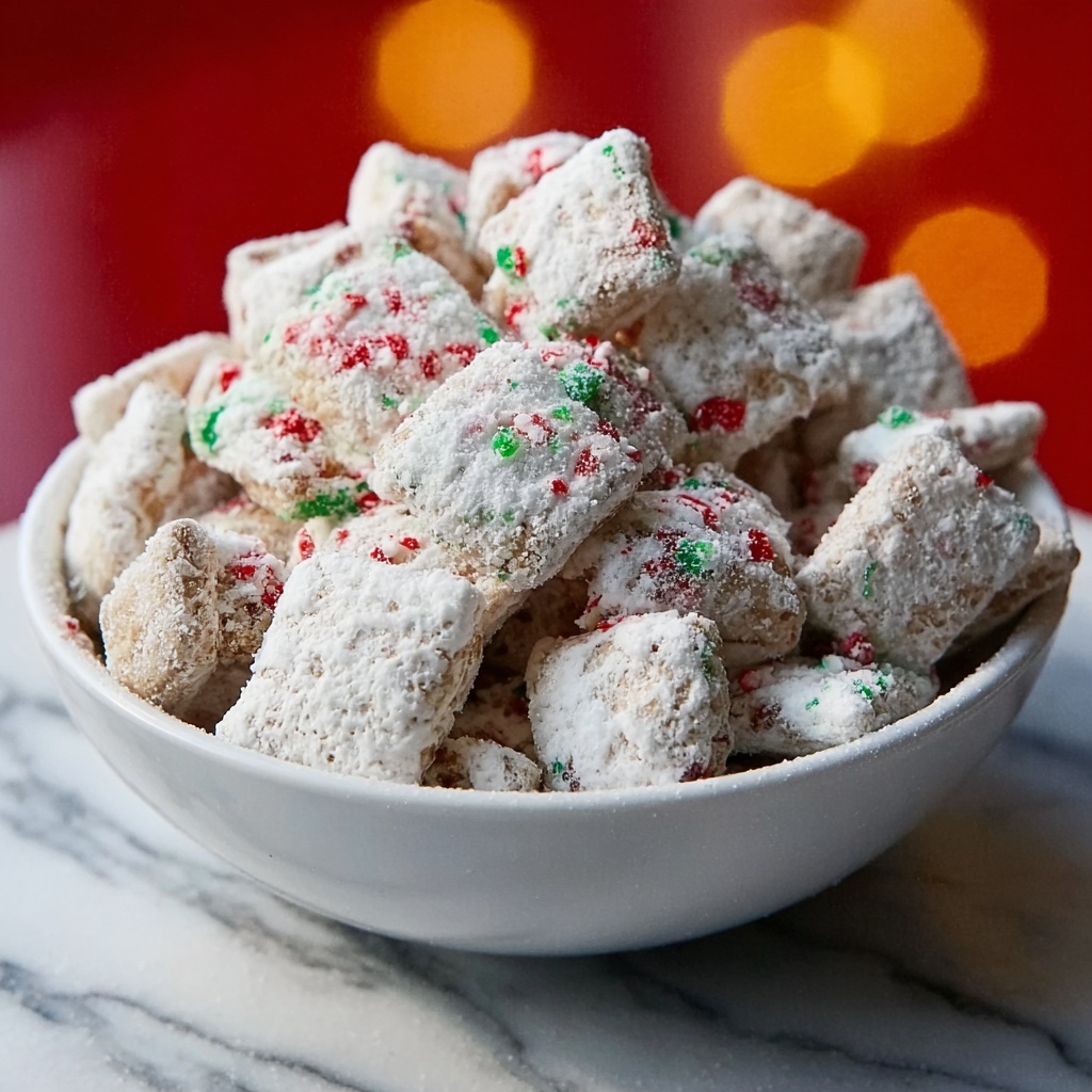 Reindeer Food (Christmas Puppy Chow) Recipe - Recipe Image