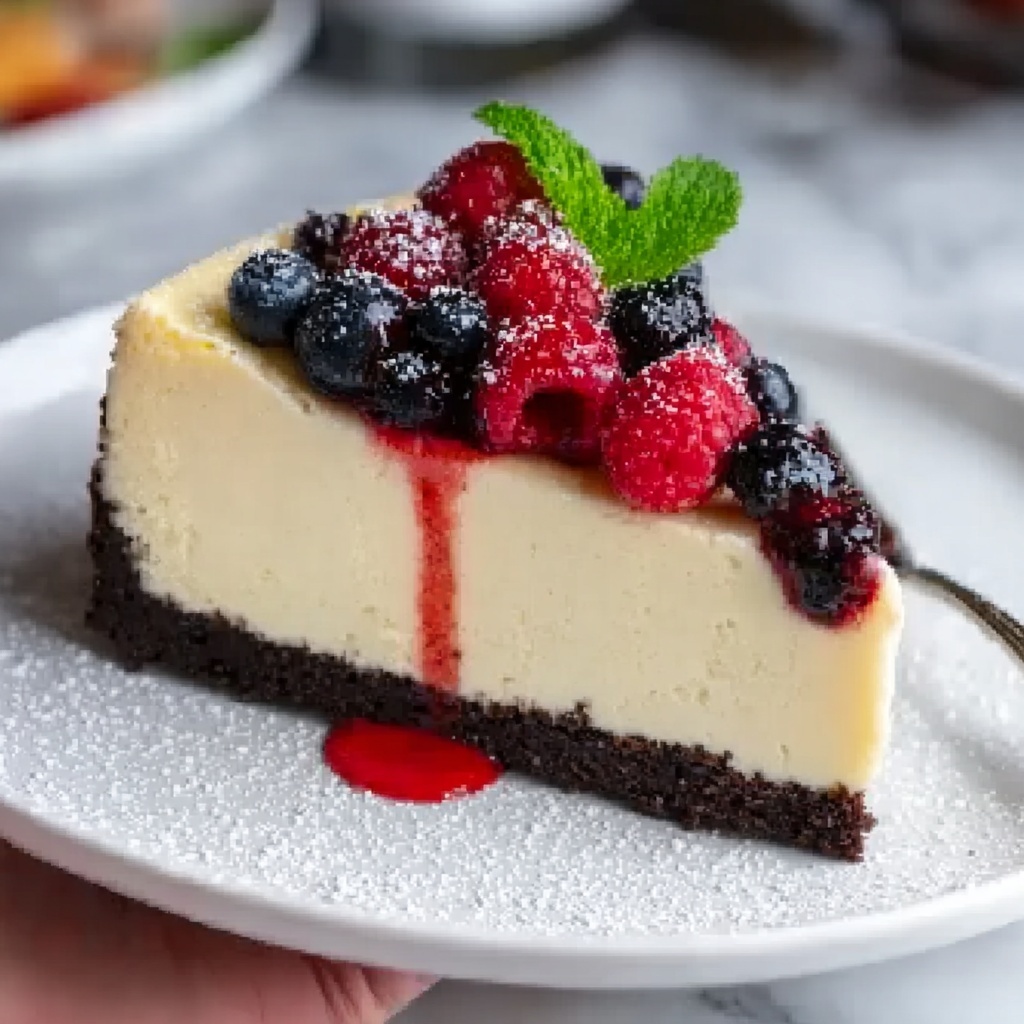 Classic New York Cheesecake: The Ultimate Creamy Delight Recipe - Recipe Image
