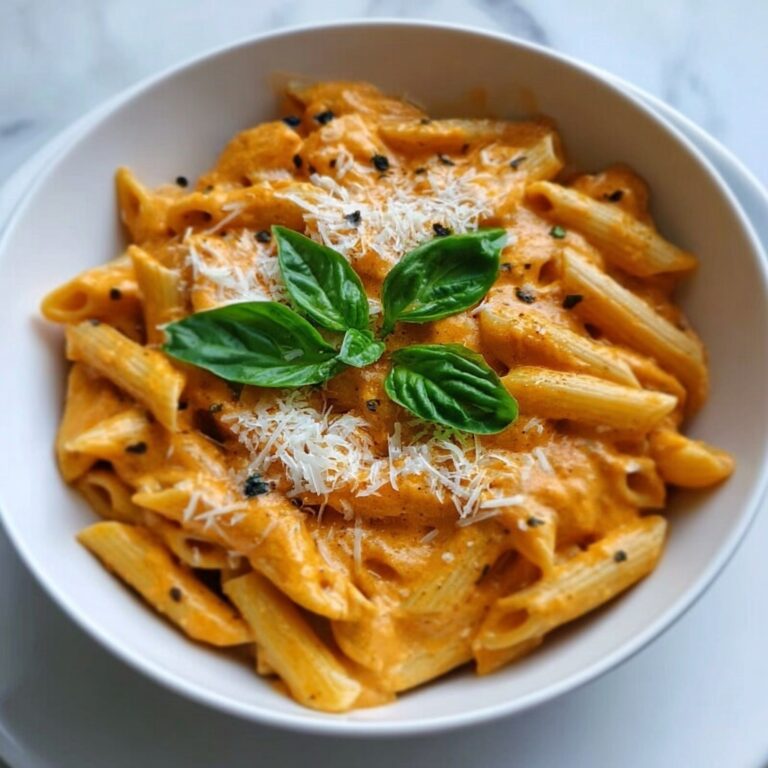 Creamy Tomato and Basil Penne Pasta Recipe