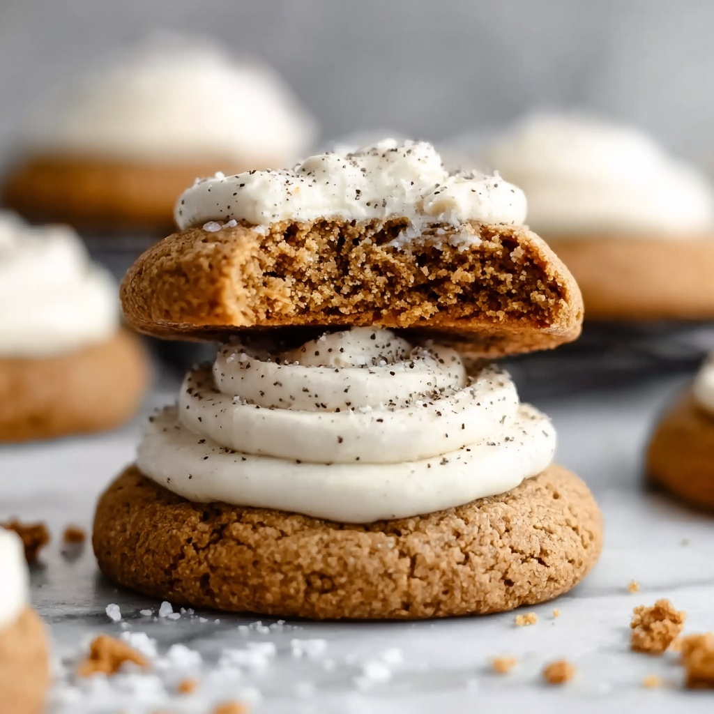 Healthy Soft Pumpkin Cookies with Salted Maple Frosting Recipe - Recipe Image
