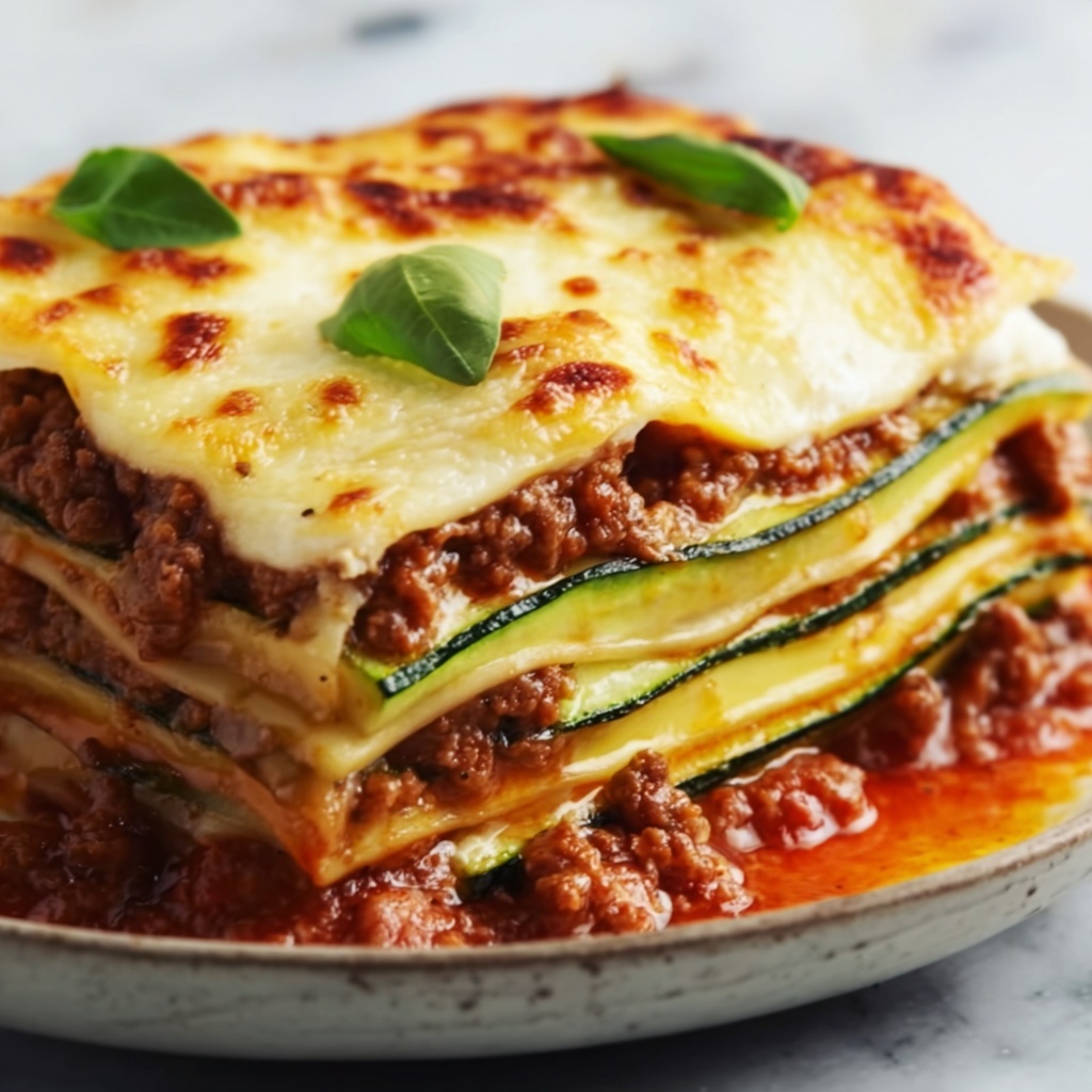 Zucchini Noodle Lasagna Recipe - Recipe Image