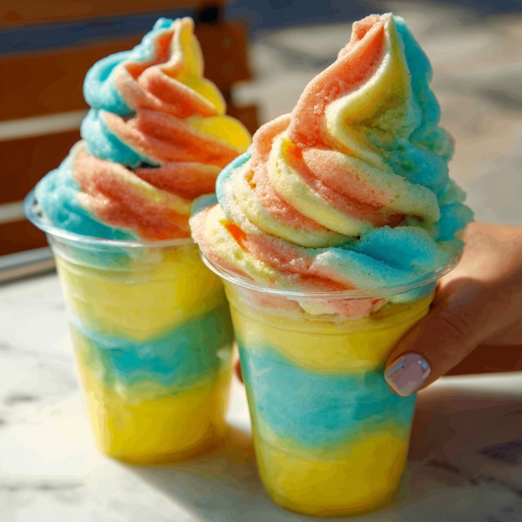 Tropical Sherbet Swirl Recipe - Recipe Image