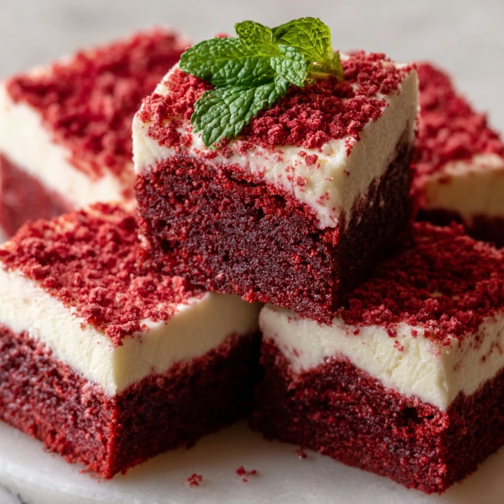 Cream Cheese Red Velvet Fudge Recipe - Recipe Image