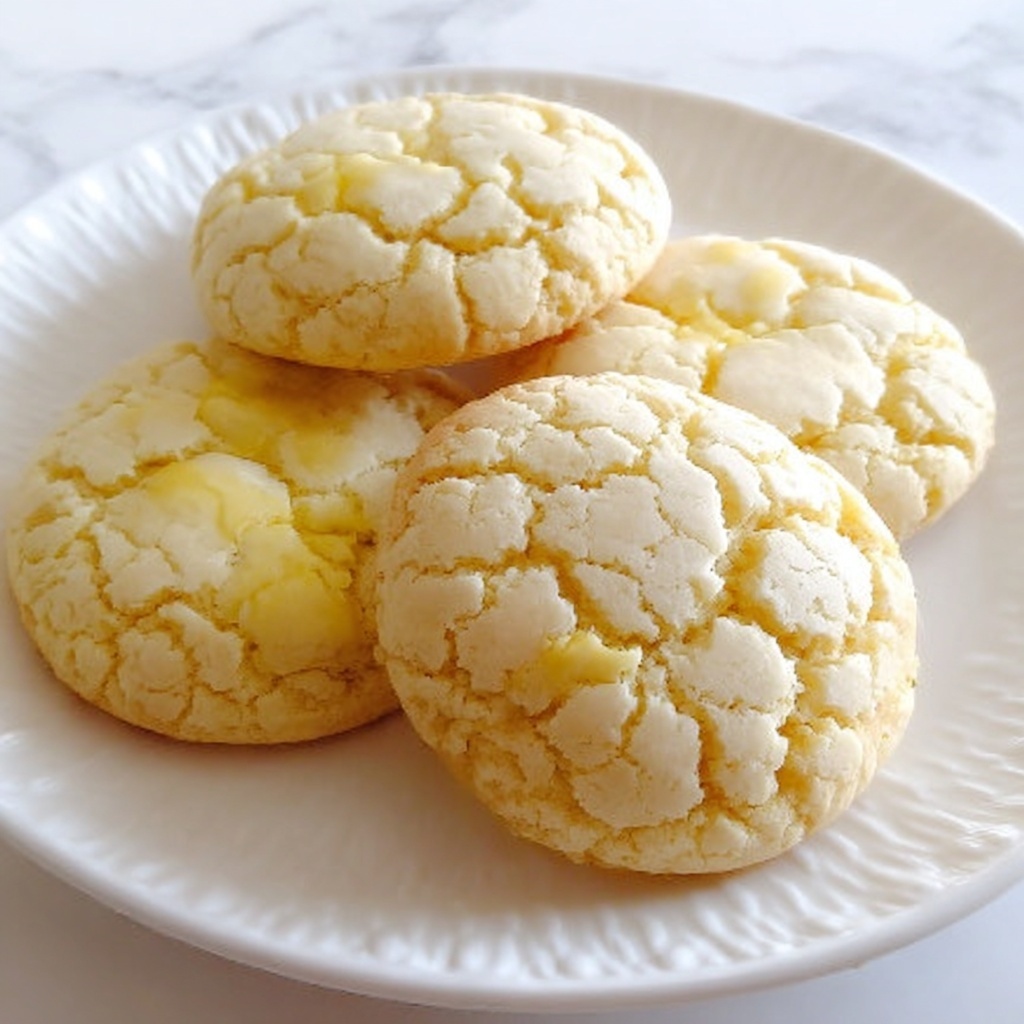 Lemon Pound Cake Cookies Recipe - Recipe Image