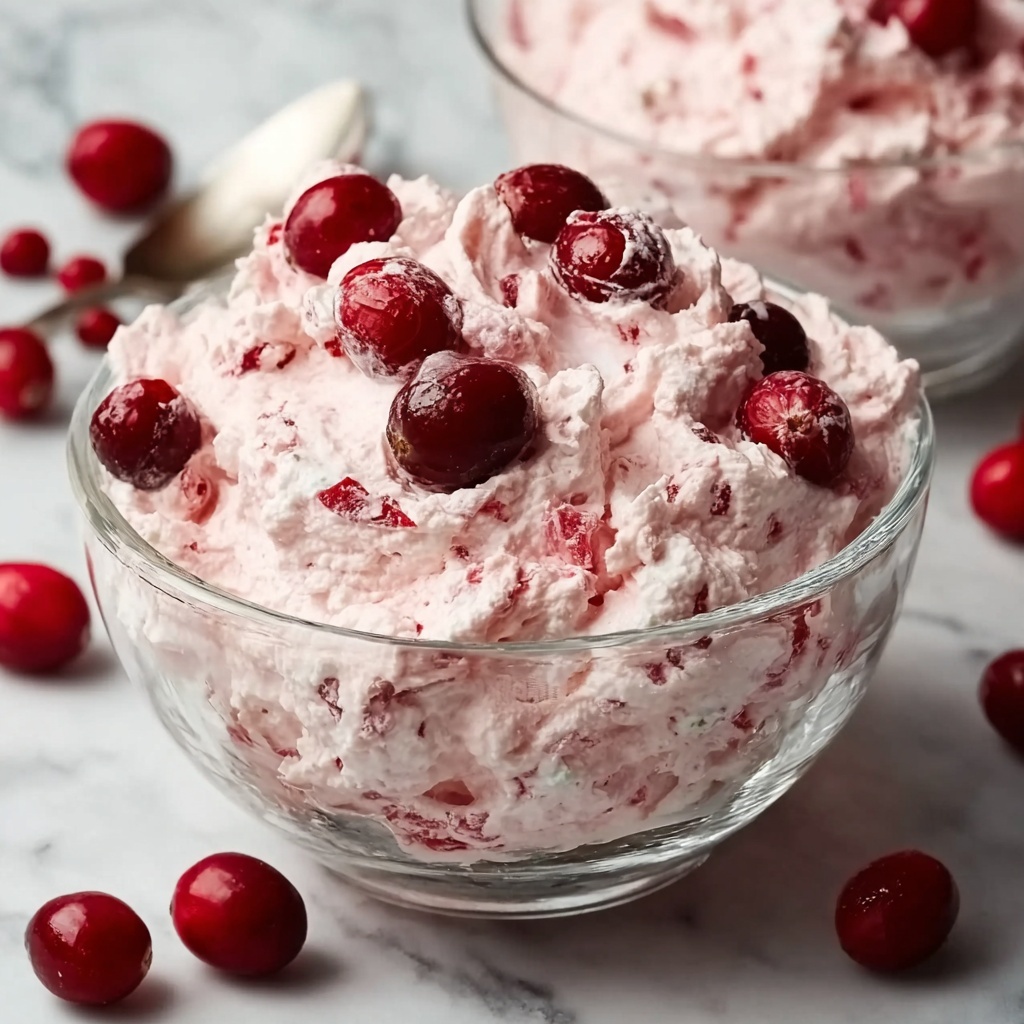 Cranberry Fluff Salad Recipe - Recipe Image