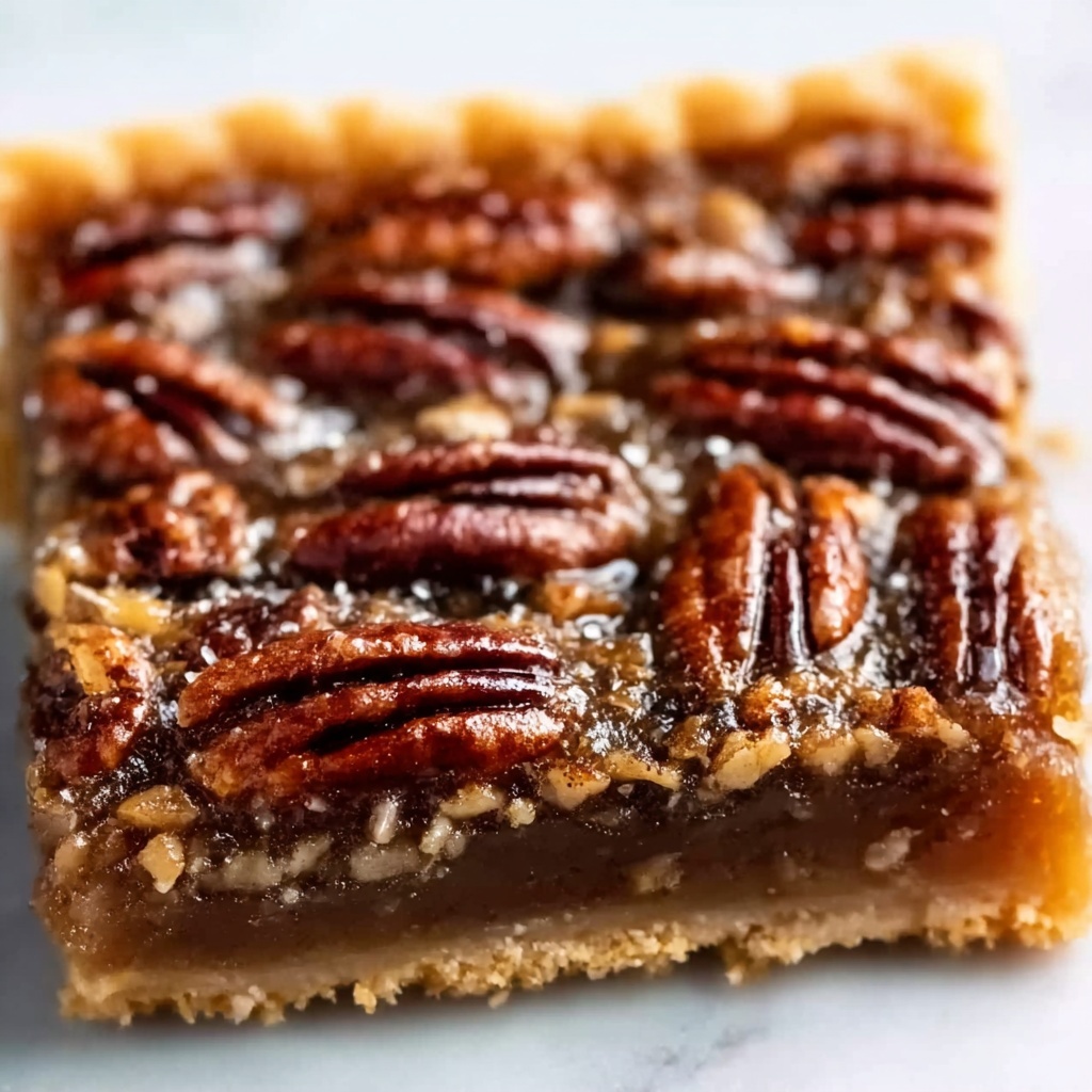 Vegan Pecan Pie Bars Recipe - Recipe Image