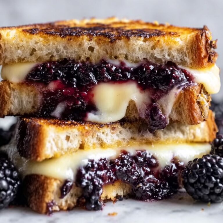 Balsamic Blackberry Bliss Grilled Cheese Recipe