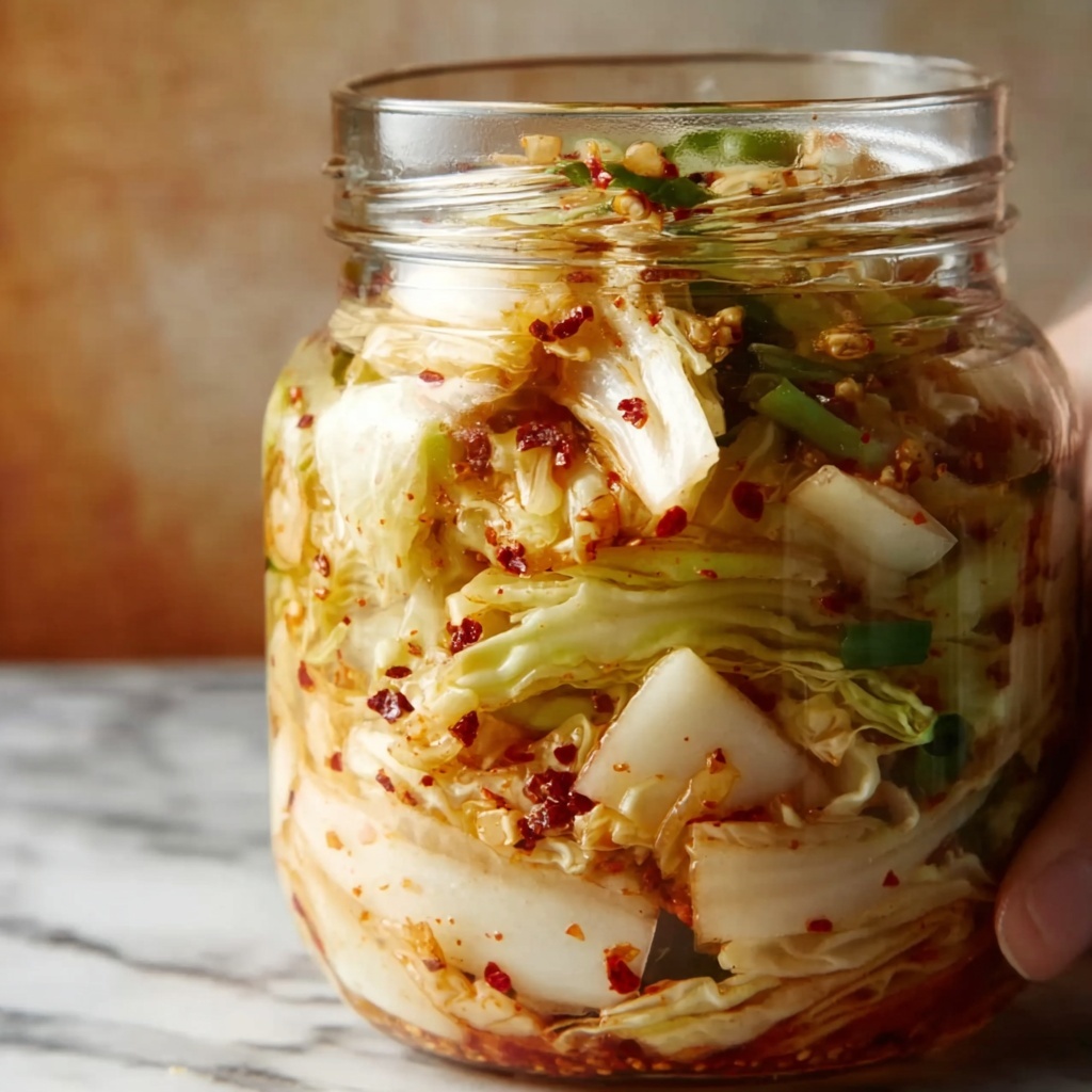 Easy Vegan Kimchi Recipe - Recipe Image