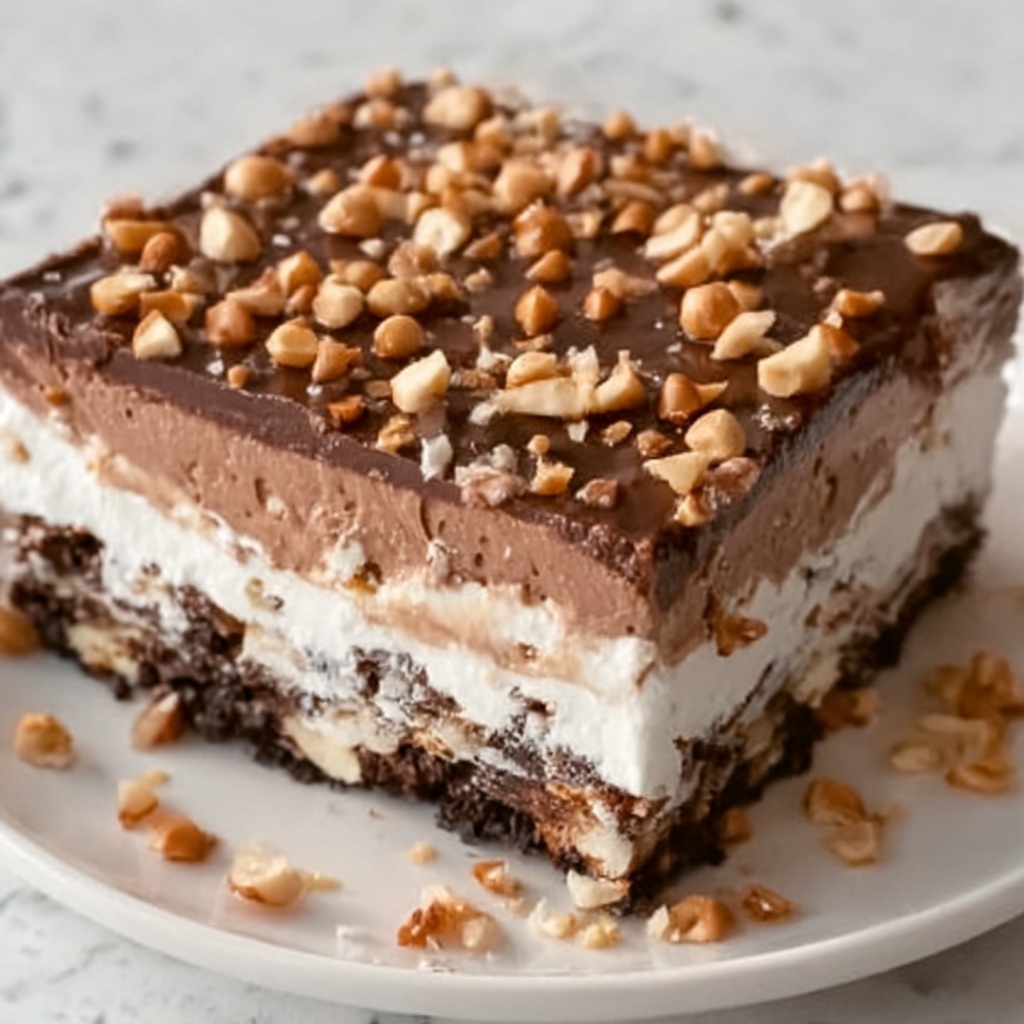 Buster Bar Ice Cream Cake Recipe - Recipe Image