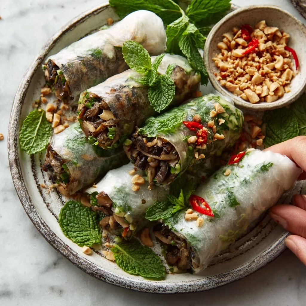 Thai Basil Beef Rolls Recipe - Recipe Image