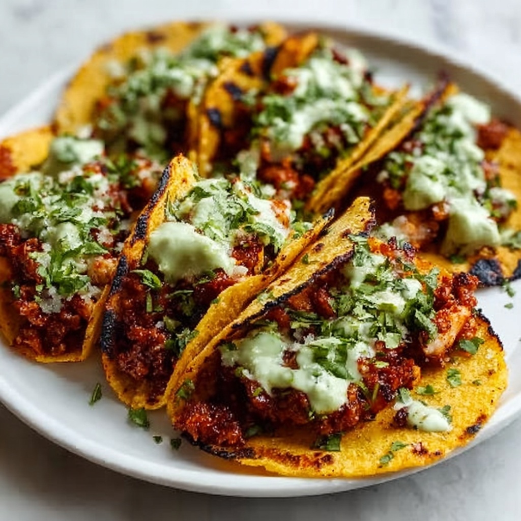 Spicy Hatch Chili Chicken Mini Tacos Recipe - Recipe Image