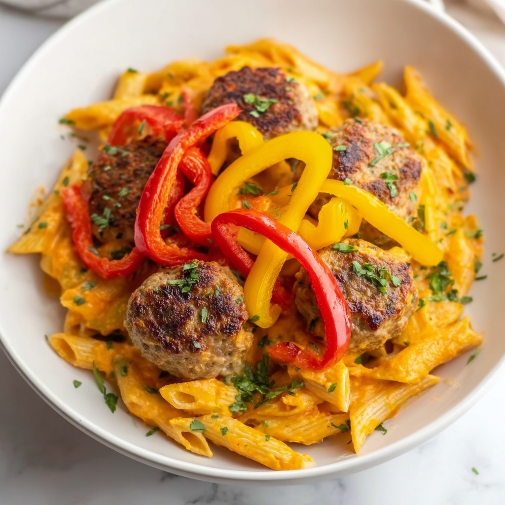 Creamy Cajun Sausage Pasta Recipe - Recipe Image