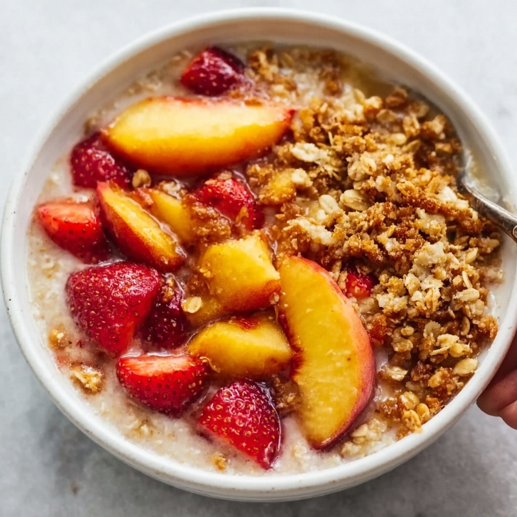 Strawberry Peach Crisp Recipe - Recipe Image