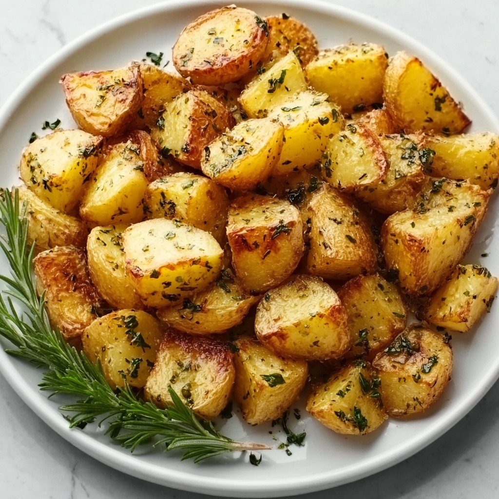 Garlic Roasted Potatoes Recipe - Recipe Image