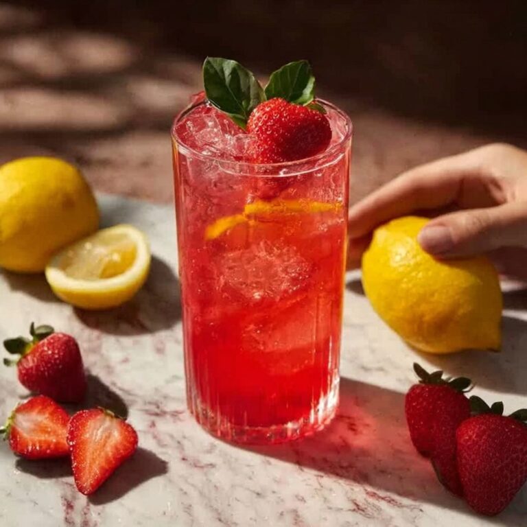 Hibiscus Strawberry Lemonade Recipe