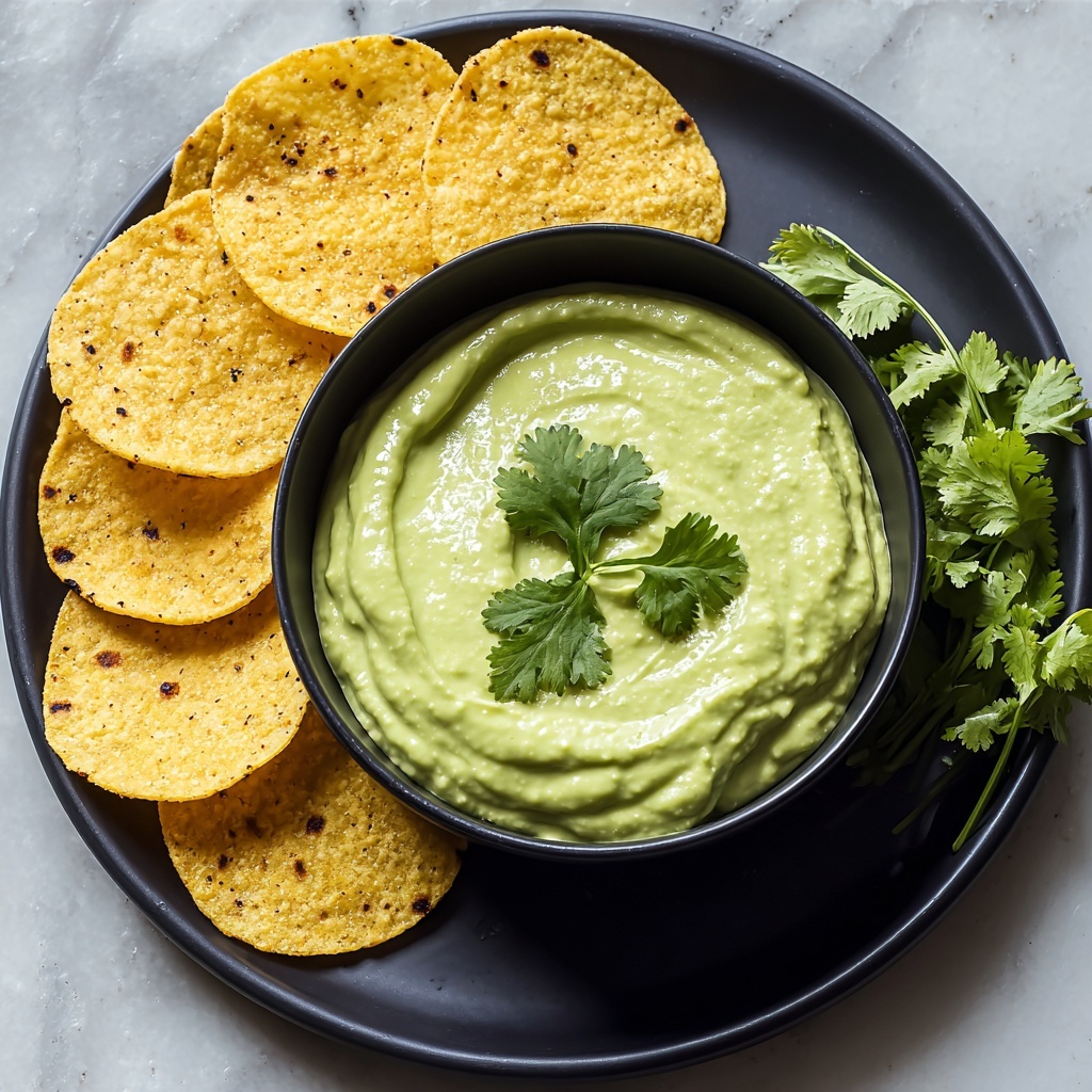 Avocado Lime Dip with Plantain Chips Recipe - Recipe Image