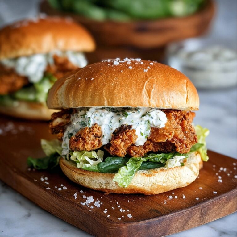 Crispy Chicken Caesar Sandwich Recipe