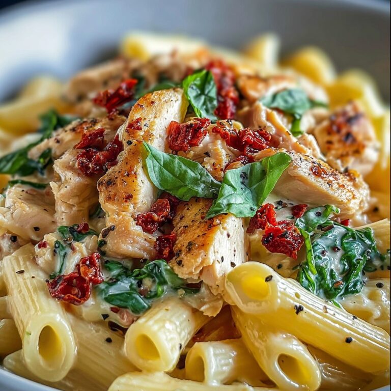 Tuscan Chicken Pasta: A Simple Recipe for Creamy Delight Recipe