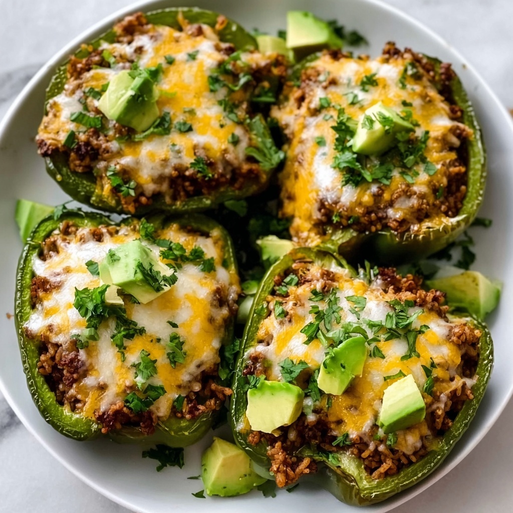 Taco-Stuffed Poblano Peppers Recipe - Recipe Image