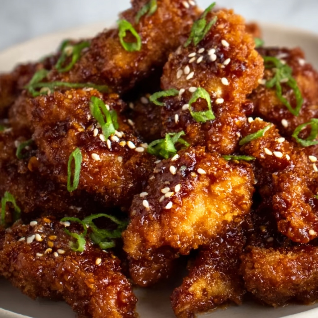 Baked Crunchy Hot Honey Chicken Recipe - Recipe Image