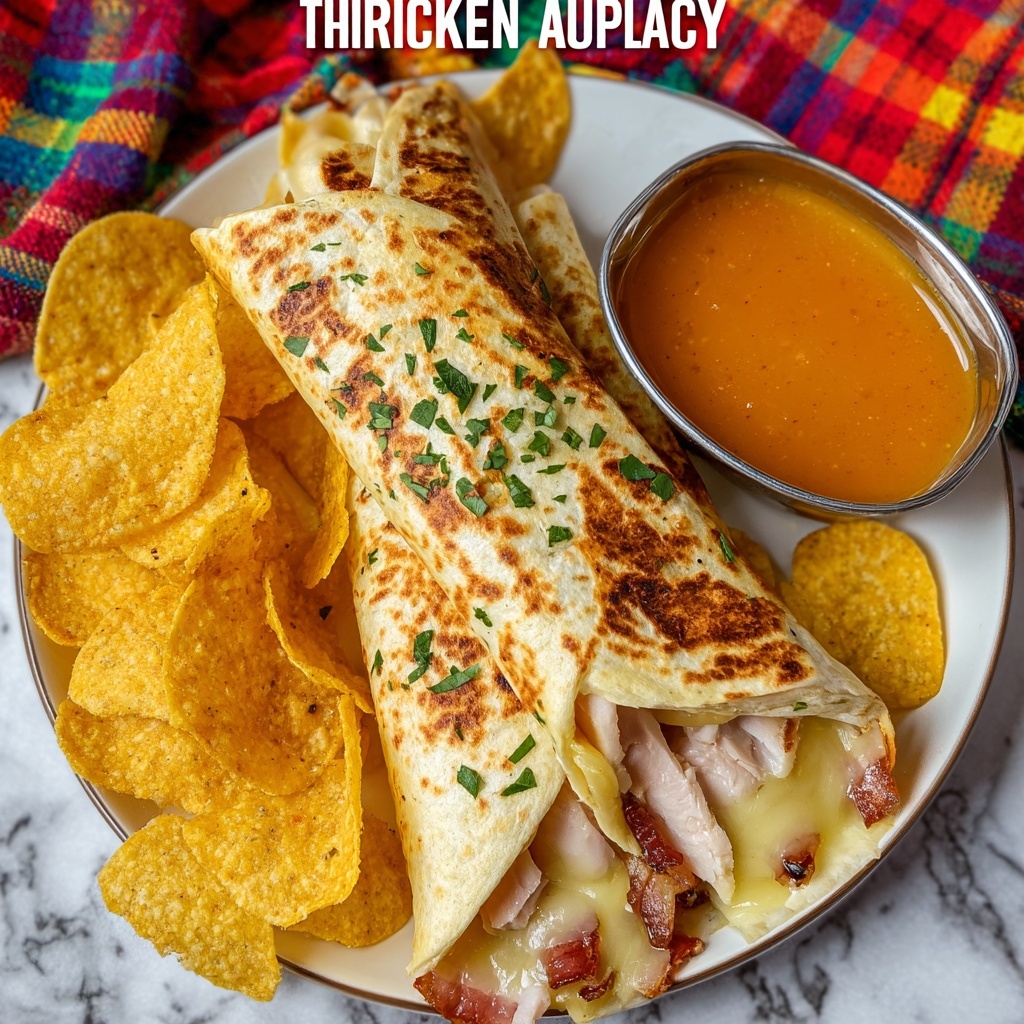 Turkey Applejack Wrap Recipe - Recipe Image