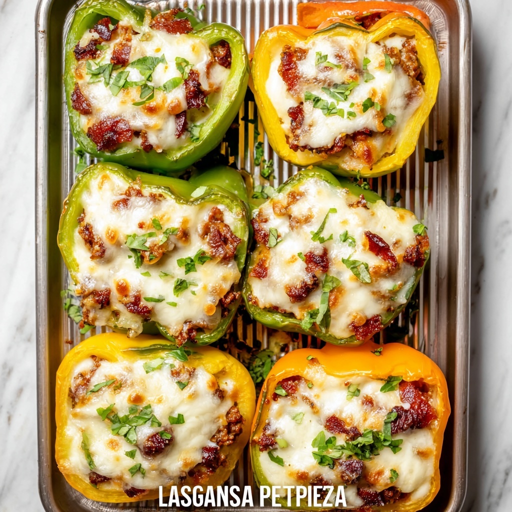 Lasagna-Stuffed Peppers Recipe - Recipe Image