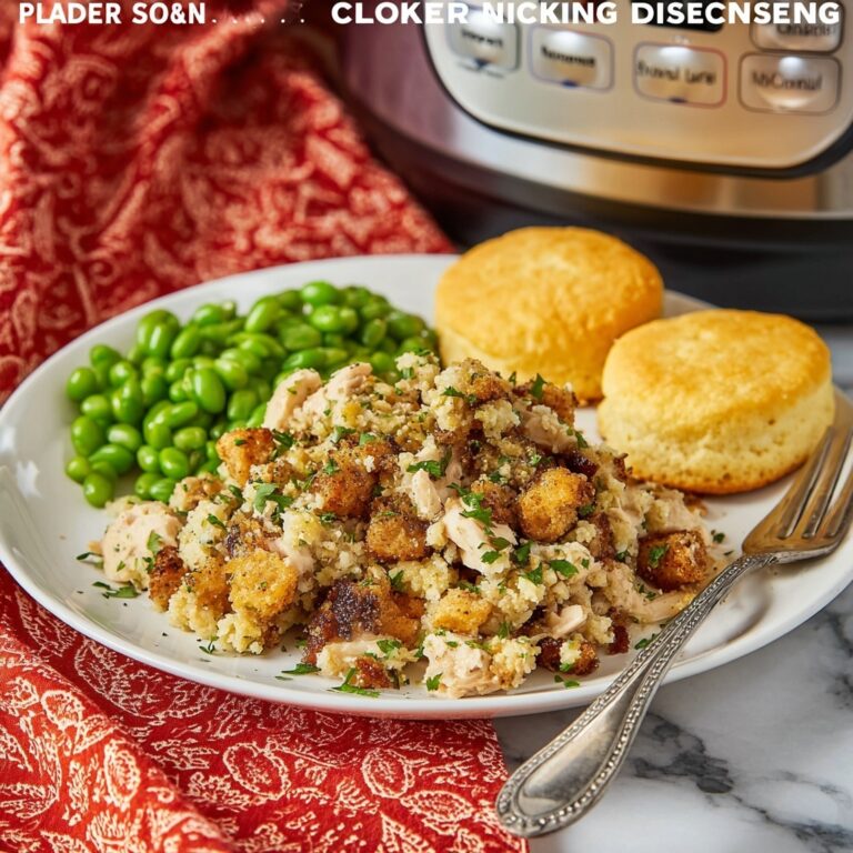 Slow Cooker Chicken & Dressing Recipe