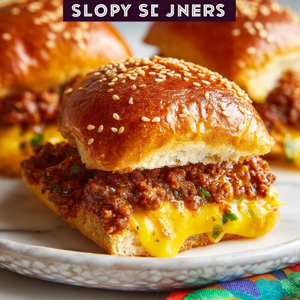 Sloppy Joe Sliders with BBQ Sauce and Poppy Seeds Recipe - Recipe Image