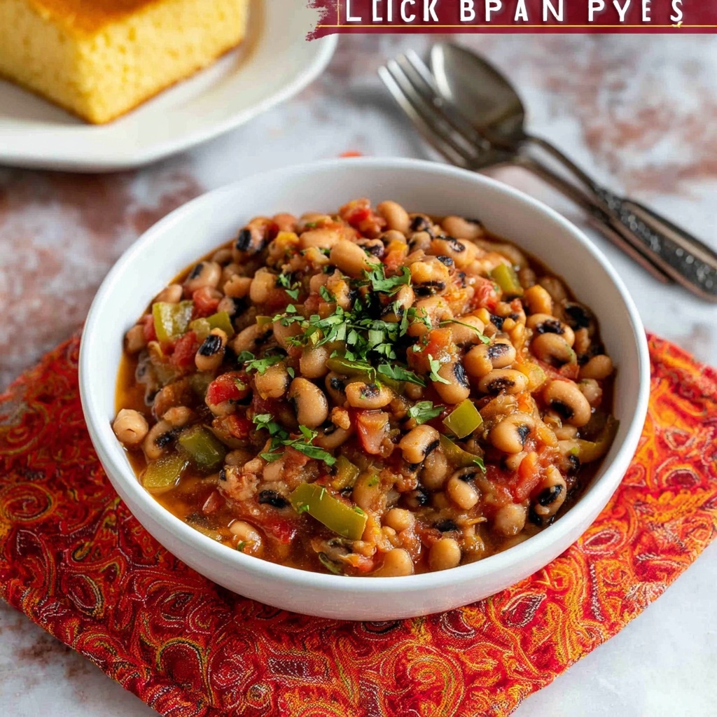 Slow Cooker Spicy Black Eyed Peas Recipe - Recipe Image