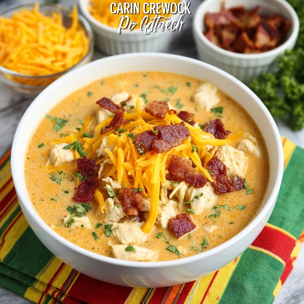 Slow Cooker Low-Carb Crack Chicken Soup Recipe - Recipe Image