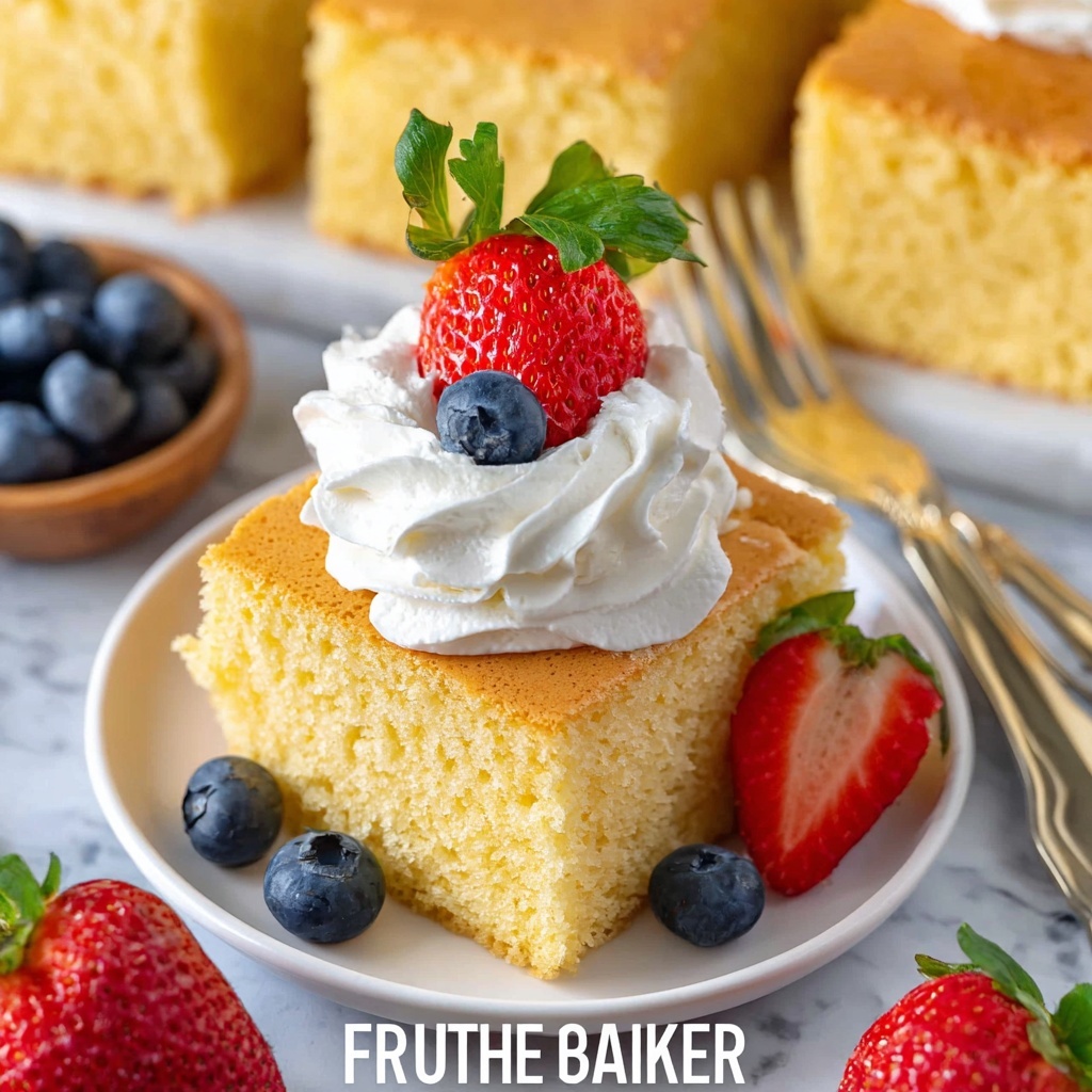 French Butter Cake Recipe - Recipe Image