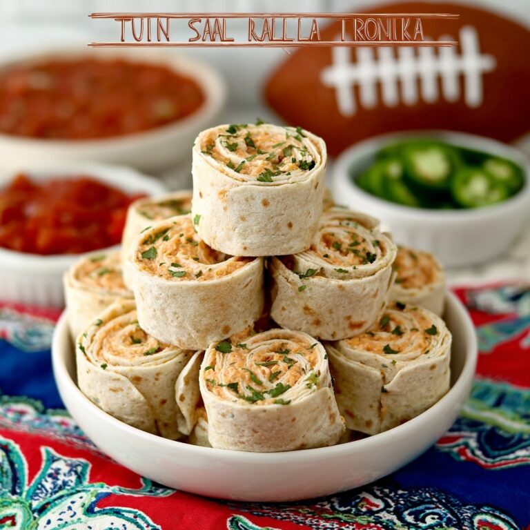Chicken Salsa Pinwheels Recipe