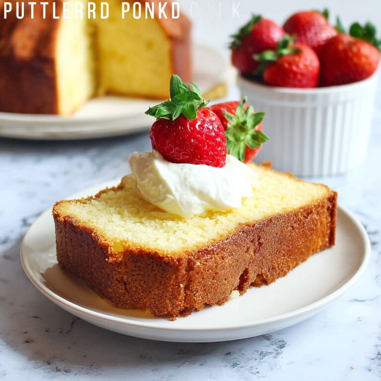 Buttermilk Pound Cake Recipe