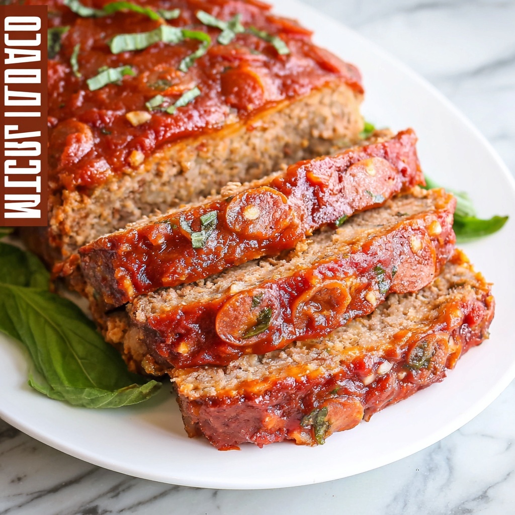 Pizza Meatloaf Recipe - Recipe Image