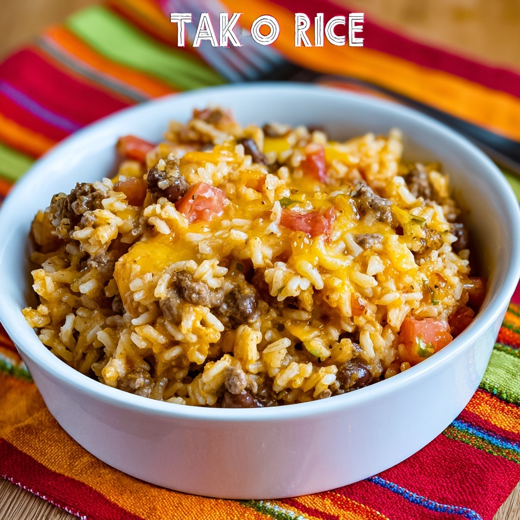 Taco Rice Bake Recipe - Recipe Image