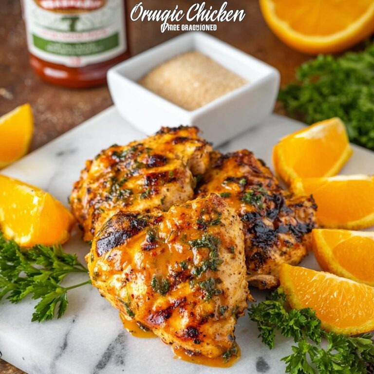 Grilled Orange BBQ Chicken Recipe