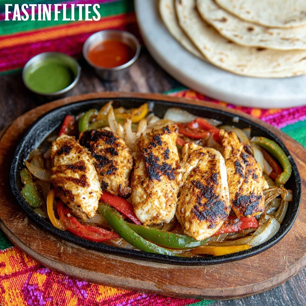 Easy Chicken Fajitas Recipe - Recipe Image