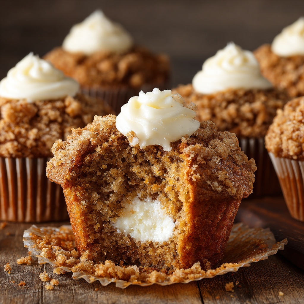 Pumpkin Cream Cheese Muffins Recipe - Recipe Image