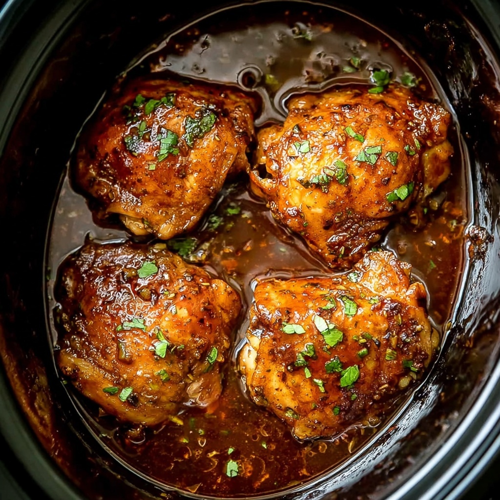 Slow Cooker Brown Sugar Garlic Chicken Recipe - Recipe Image