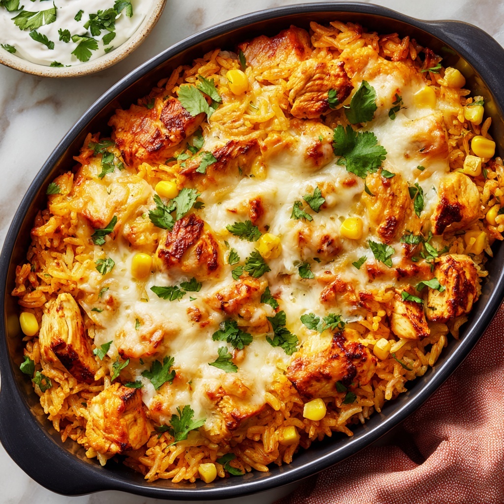 Chicken Enchilada Rice Casserole Recipe - Recipe Image