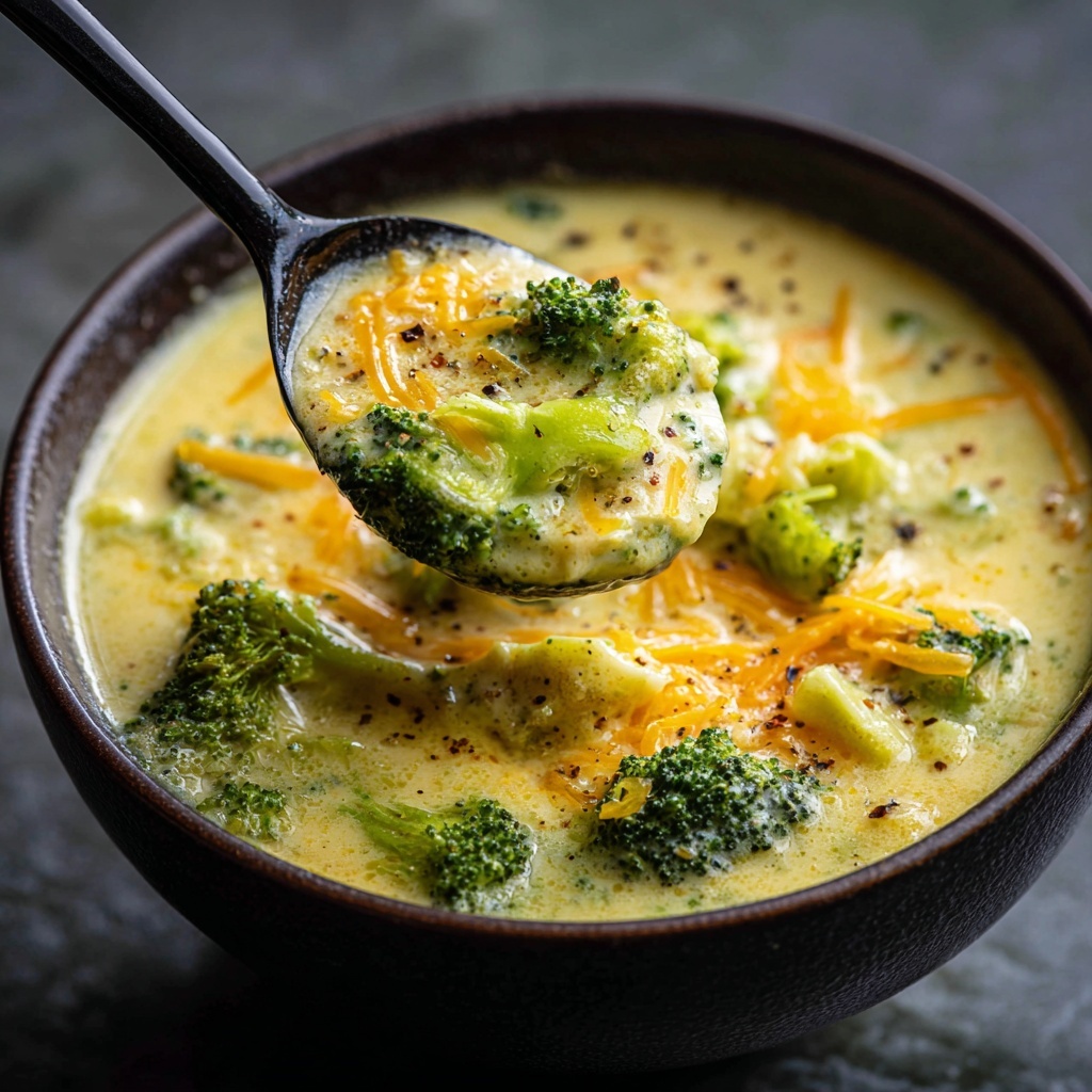 Creamy Broccoli Cheddar Soup Recipe - Recipe Image