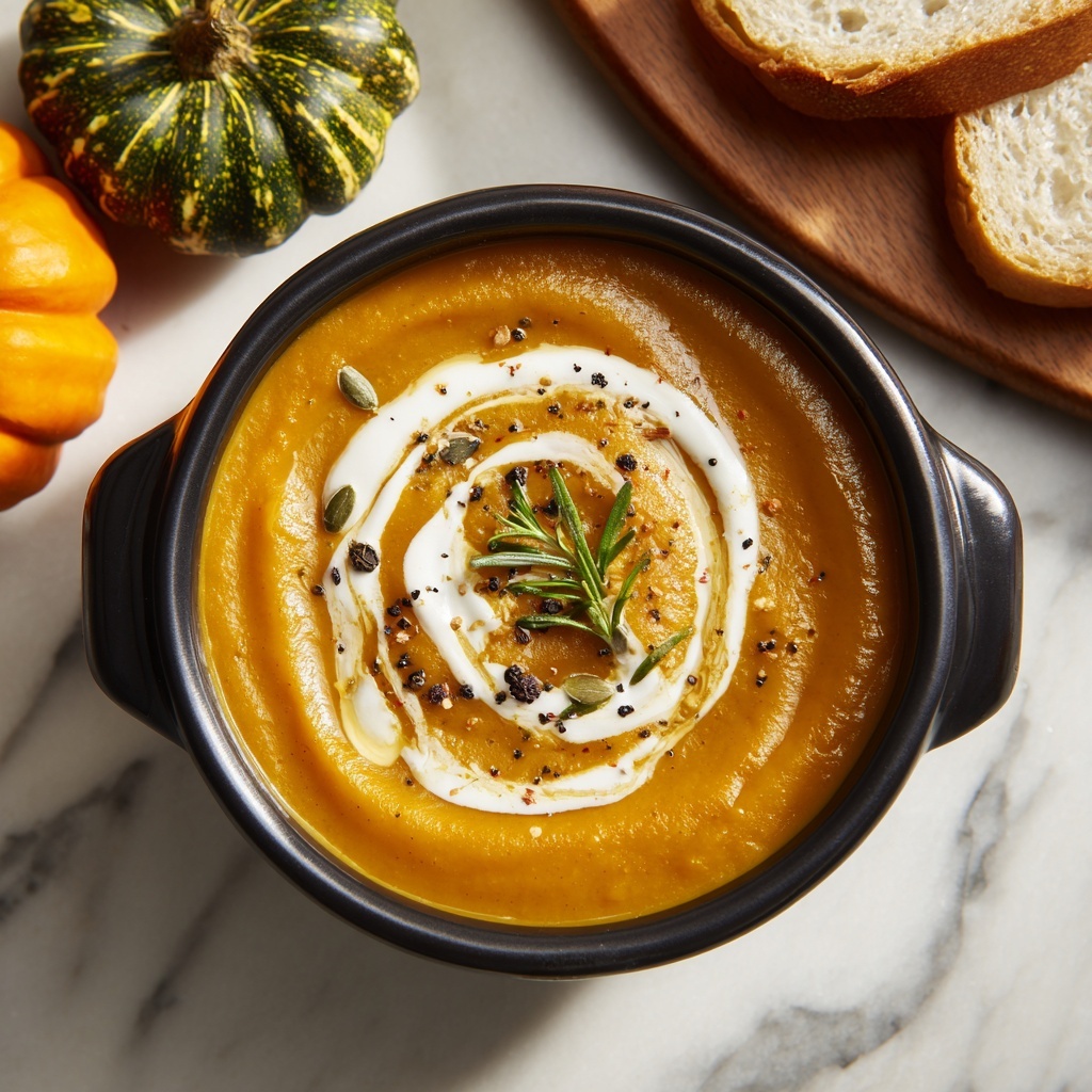 Slow Cooker Butternut Squash Soup Recipe - Recipe Image
