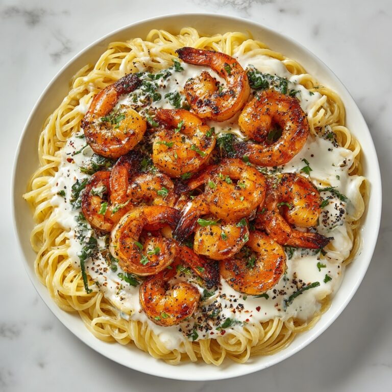 Creamy Tuscan Shrimp Linguine Recipe
