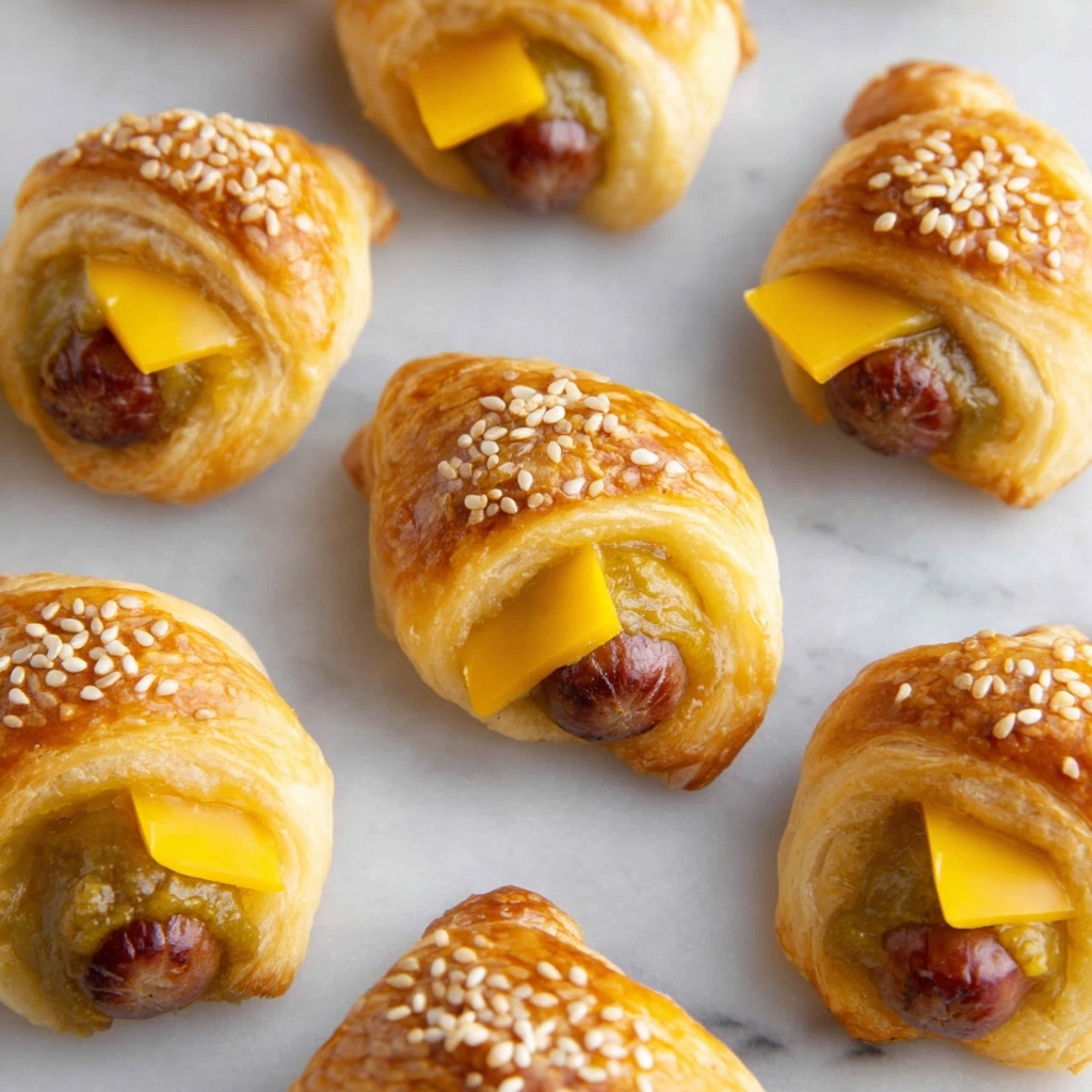 Cheeseburger Pigs in a Blanket Recipe - Recipe Image