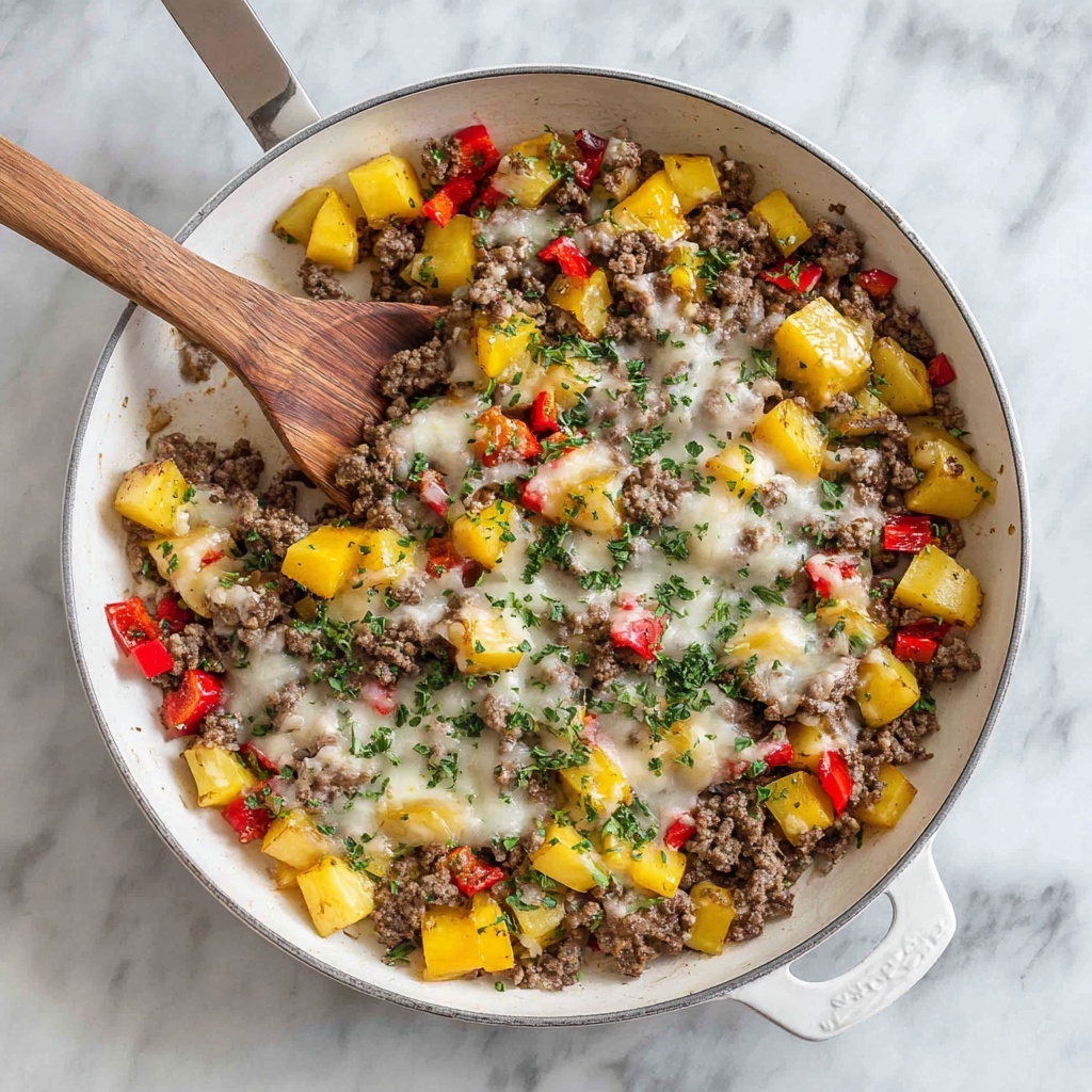 Mexican Ground Beef and Potato Skillet Recipe - Recipe Image