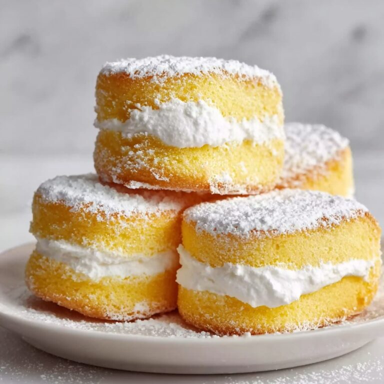 Homemade Twinkies Vanilla Cakes Recipe