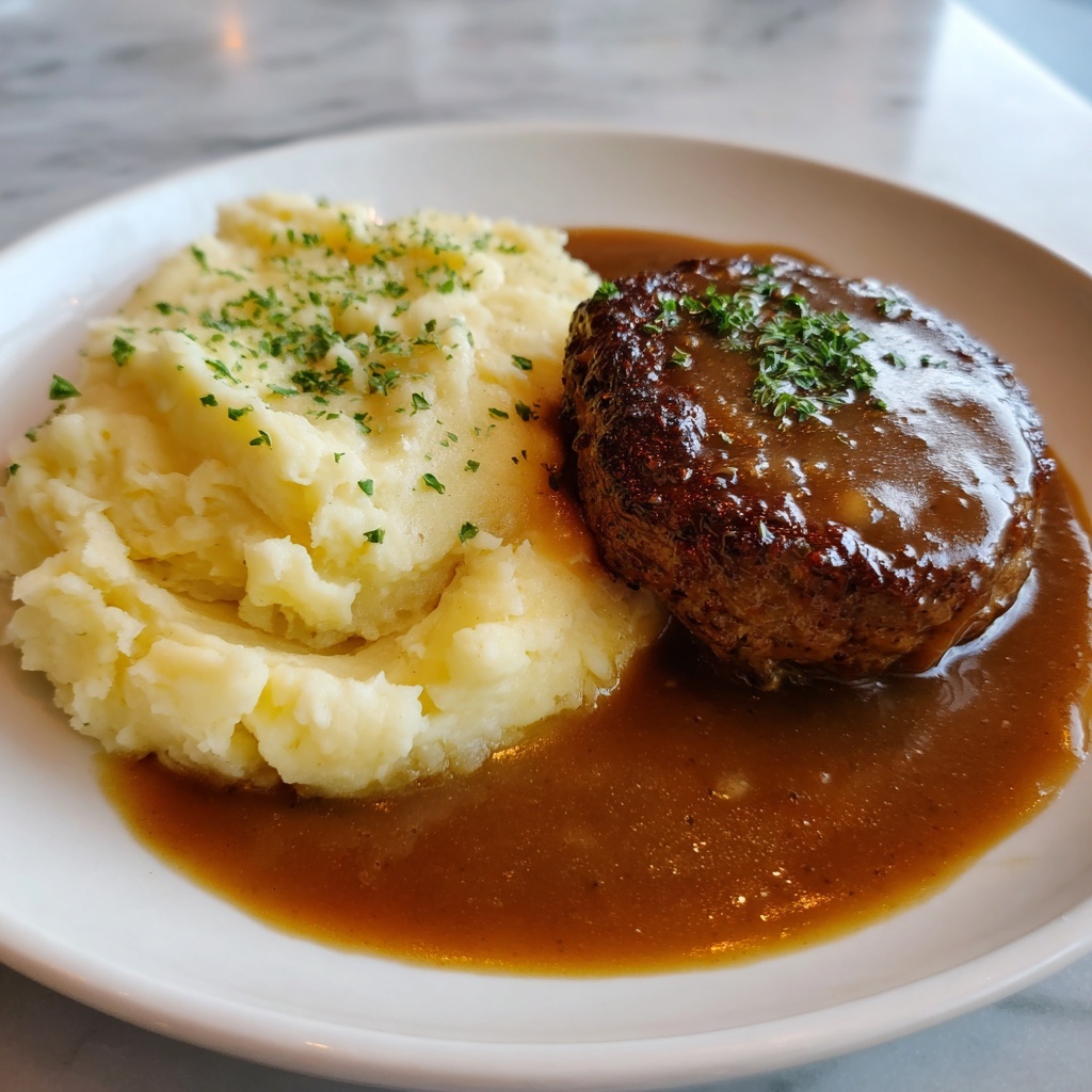 Easy Salisbury Steak Recipe - Recipe Image
