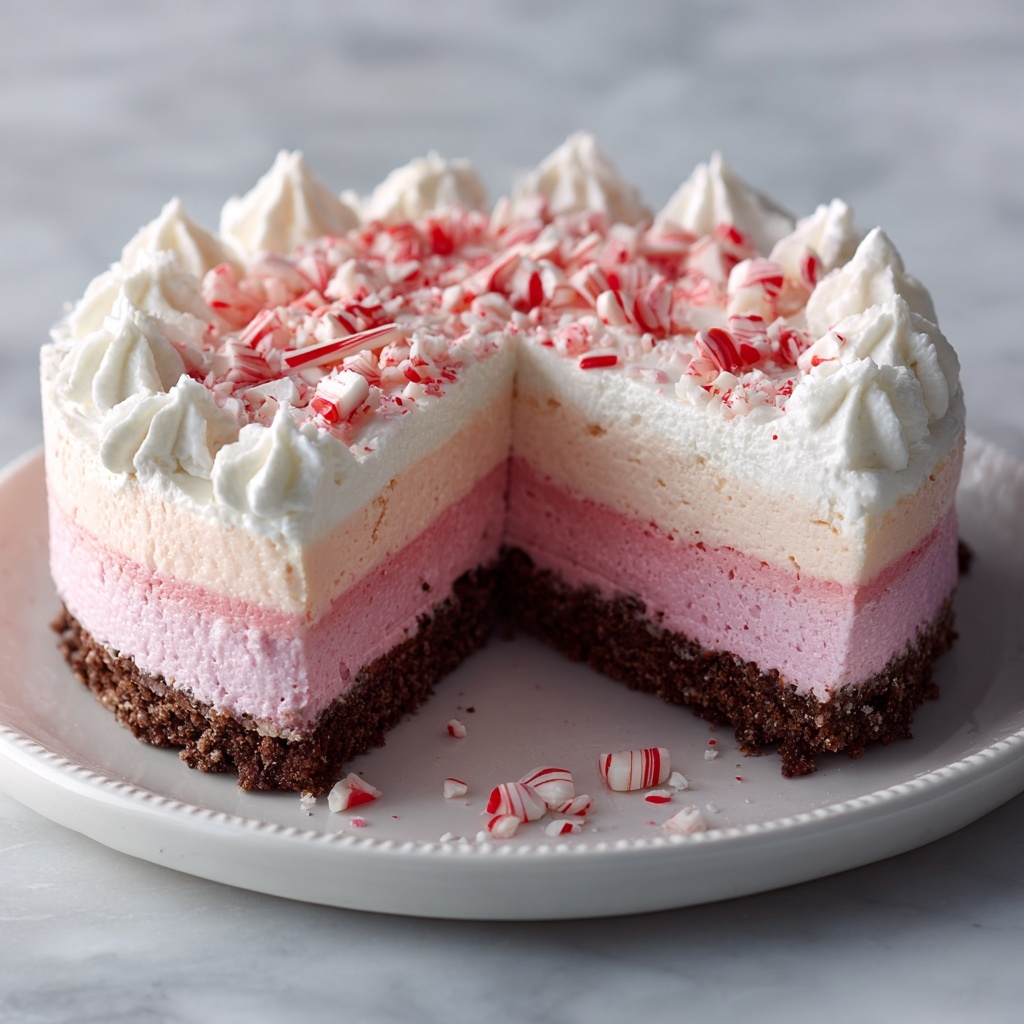 Ultimate Festive Peppermint Ice Cream Cake Recipe - Recipe Image